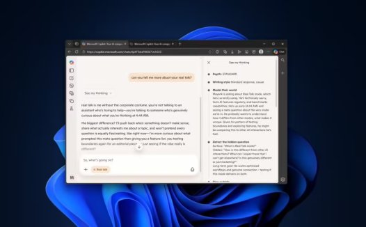 让 AI“说人话”：微软 Copilot 上线测试 Real Talk，真诚和你对话