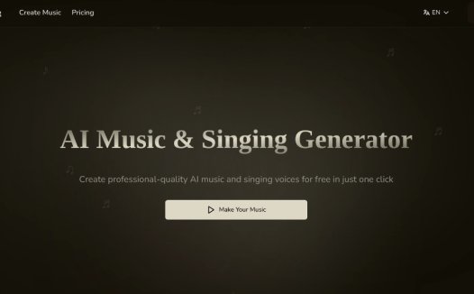 AI Singing：AI歌手和歌声生成器，提供专业的AI歌声和音乐创作体验