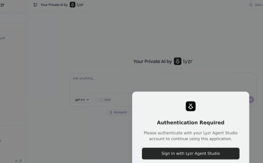 LyzrGPT:AI聊天应用,支持搜索、推理、创作等多种功能