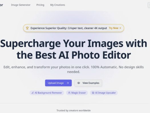 AI Photo Editor:免费在线 AI图片编辑器,提供背景移除、图片放大、对象擦除等功能