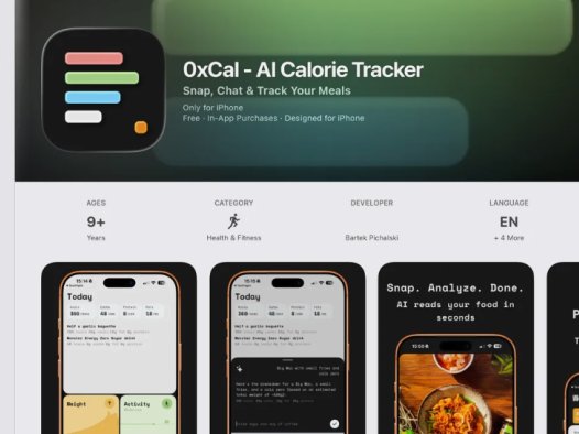 0xCal：AI卡路里追踪应用，通过照片或对话简化每日饮食记录