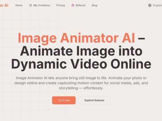 Image Animator AI：在线将图片转视频网站，无需专业技能轻松创建视频