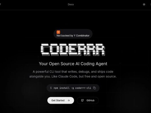 Coderrr:一款强大的开源AI编码助手 CLI 工具,能编写、调试和发布代码
