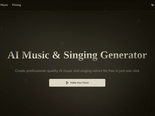 AI Singing：AI歌手和歌声生成器，提供专业的AI歌声和音乐创作体验