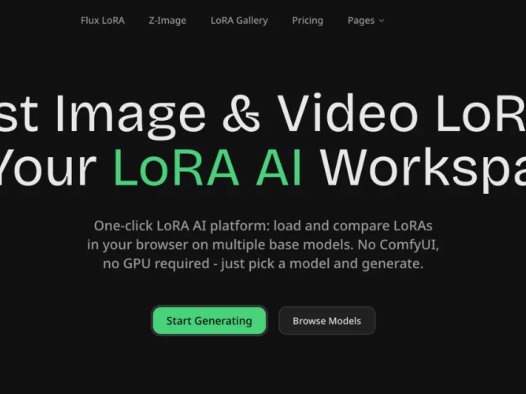 LoRA AI:LoRA模型在线平台,在线Flux LoRA 等模型生成 AI 图像和视频
