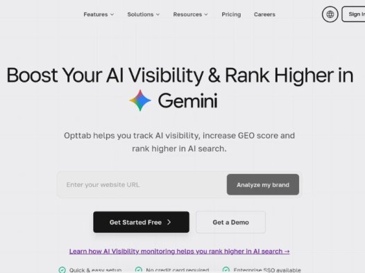 Opttab:AI优化搜索工具,提高 GEO 分数并在 AI 搜索中获得更高的排名