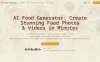 AI Food Generator：免费AI食物生成器，快速生成专业级食物照片和视频