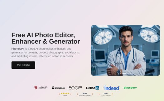 PhotoGPT：一款免费的 AI 照片编辑器，可在线编辑、增强和生成照片