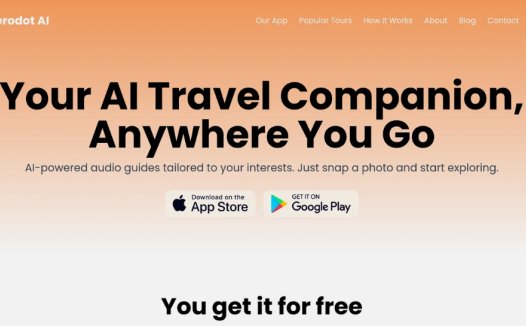 Herodot AI：AI旅行助手，一款由AI驱动的全球旅行音频导览