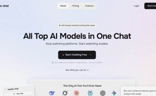 Izzedo Chat：AI模型聚合平台，可以访问GPT、Claude、Gemini等顶级AI模型