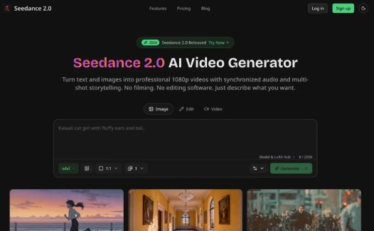 Seedance：AI视频生成工具，将文本和图像转化为专业的 1080p 视频