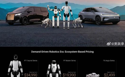 1.7 万元起，贾跃亭发布首批具身智能机器人