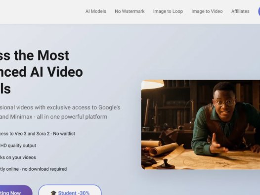 Aura AI：AI视频生成平台，提供对Google Veo 2、Veo 3 和 Minimax 等AI视频模型