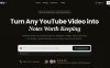 TubeNofy AI：AI视频工具，将 YouTube 视频转化为结构化笔记