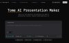 Tome AI：AI演示文稿制作工具，帮助用户快速生成、美化和增强 PPT