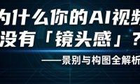 AI怎么生成有镜头感的视频?新手AI视频教程,景别与构图全解析