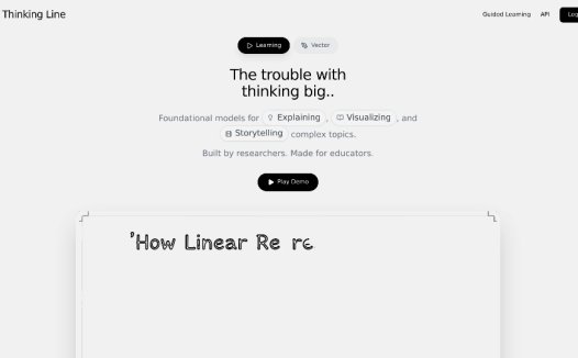 Thinking Line：AI图像矢量化与涂鸦创作工具，将图像转换为矢量图