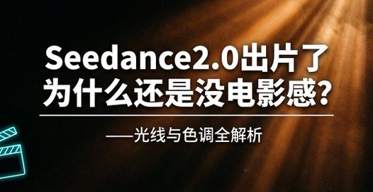 为什么你的AI视频做不出电影感？AI视频光线与色调全解析