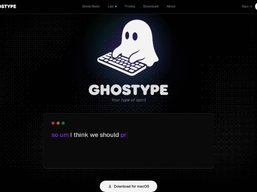 GHOSTYPE:AI语音助手,AI 自动润色文本