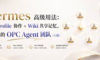 Hermes高级用法：用多 Profile 协作 + Wiki 共享记忆，搭建你的 OPC Agent 团队（上篇）
