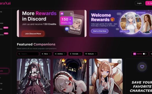 CharaxAI：AI女友聊天平台，包括虚拟AI女友、动漫AI女友，以及AI女友模拟器