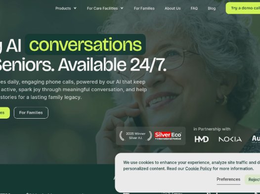 intouch：AI陪伴老年人服务，全天候 24 小时待命
