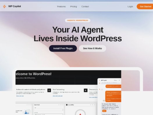 WP Copilot：AI智能助手，提供WordPress网站优化、内容创作、问题解决等功能