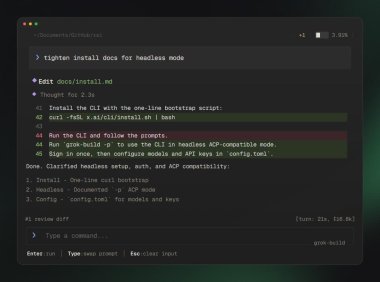 xAI 发布 Grok Build 早期测试版编程智能体,仅限 SuperGrok 订阅用户使用