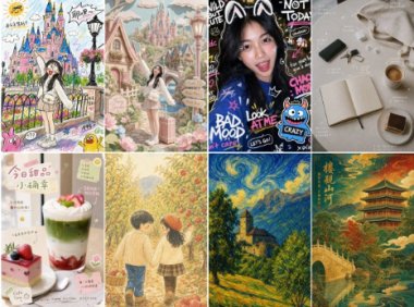 10组AI绘画提示词分享，一键复制10种不同绘画风格