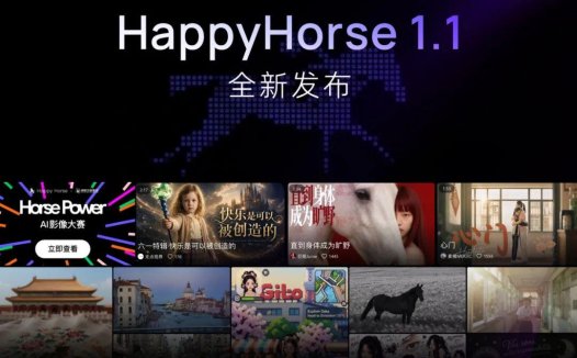 阿里发布 HappyHorse 1.1 视频生成模型