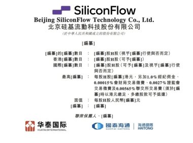 硅基流动正式递表港交所，冲刺「AI Token 工厂第一股」