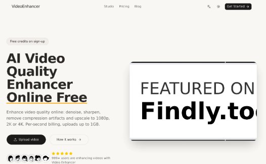 Video Quality Enhancer:免费AI视频质量增强工具,支持去噪、锐化、色彩增强和4K放大