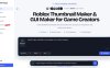 GFX Forge：一款面向游戏创作者的AI缩略图与GUI生成工具，适用于Roblox、Minecraft、Unity等游戏场景