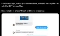 ChatGPT 推出 Apple Messages 插件,可在 Mac 上搜索并回复消息