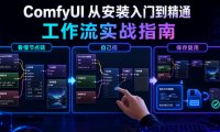 ComfyUI 从安装入门到精通,工作流实战指南(看懂节点链 + 自己搭 + 保存复用)