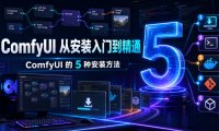 ComfyUI 从安装入门到精通,ComfyUI 的5种安装方法