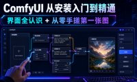ComfyUI 从安装入门到精通，界面全认识 + 从零手搓第一张图