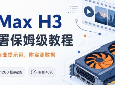 本地部署最强开源视频模型MiniMax H3,从零装机到写出专业提示词