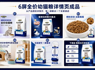 AI电商图片设计案例,用Codex做完主图、详情页和卖点文案