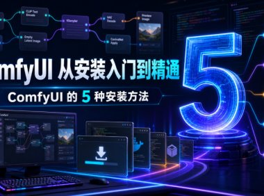 ComfyUI 从安装入门到精通,ComfyUI 的5种安装方法