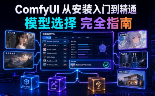 ComfyUI 从安装入门到精通,模型选择完全指南