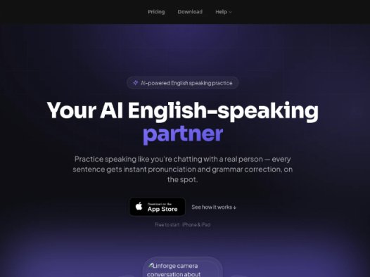 Linforge：AI英语口语练习应用，支持发音与语法纠正、音素级评分、相机实景对话、Anki词汇库同步