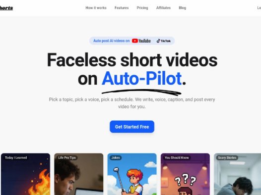 PassiveShorts:AI无人脸视频生成与自动发布工具,自动生成脚本、配音、字幕及配图