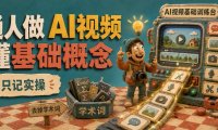 AI生成视频入门:普通人第一次做AI视频,应该先搞懂这些基础概念