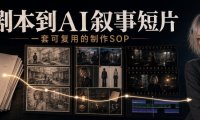 一人团队AI视频商业出片实战教程,从0到1跑通AI短片制作全流程SOP