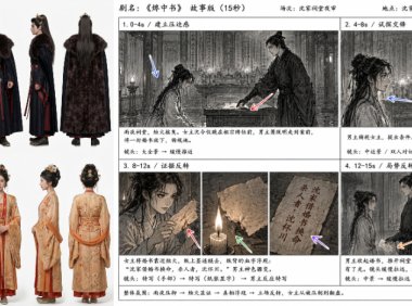 AI提示词创作第五十七节：用AI故事板，让视频生成更稳定