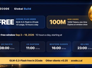 智谱 GLM-5.3-Flash 夜间免费用：9 月 3 日至 20 日、每天 23 时至次日 9 时额度全免