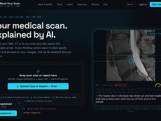 Read Your Scan:在浏览器中查看3D医学影像,获取AI生成的通俗解读与严重程度评分