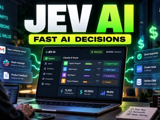 Jev：TypeSafe AI 推出的结构化决策与AI模型，不聊天的 AI模型