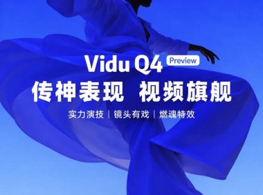 生数科技发布视频生成模型 Vidu Q4 Preview 预览版本,支持 2K、4K 输出